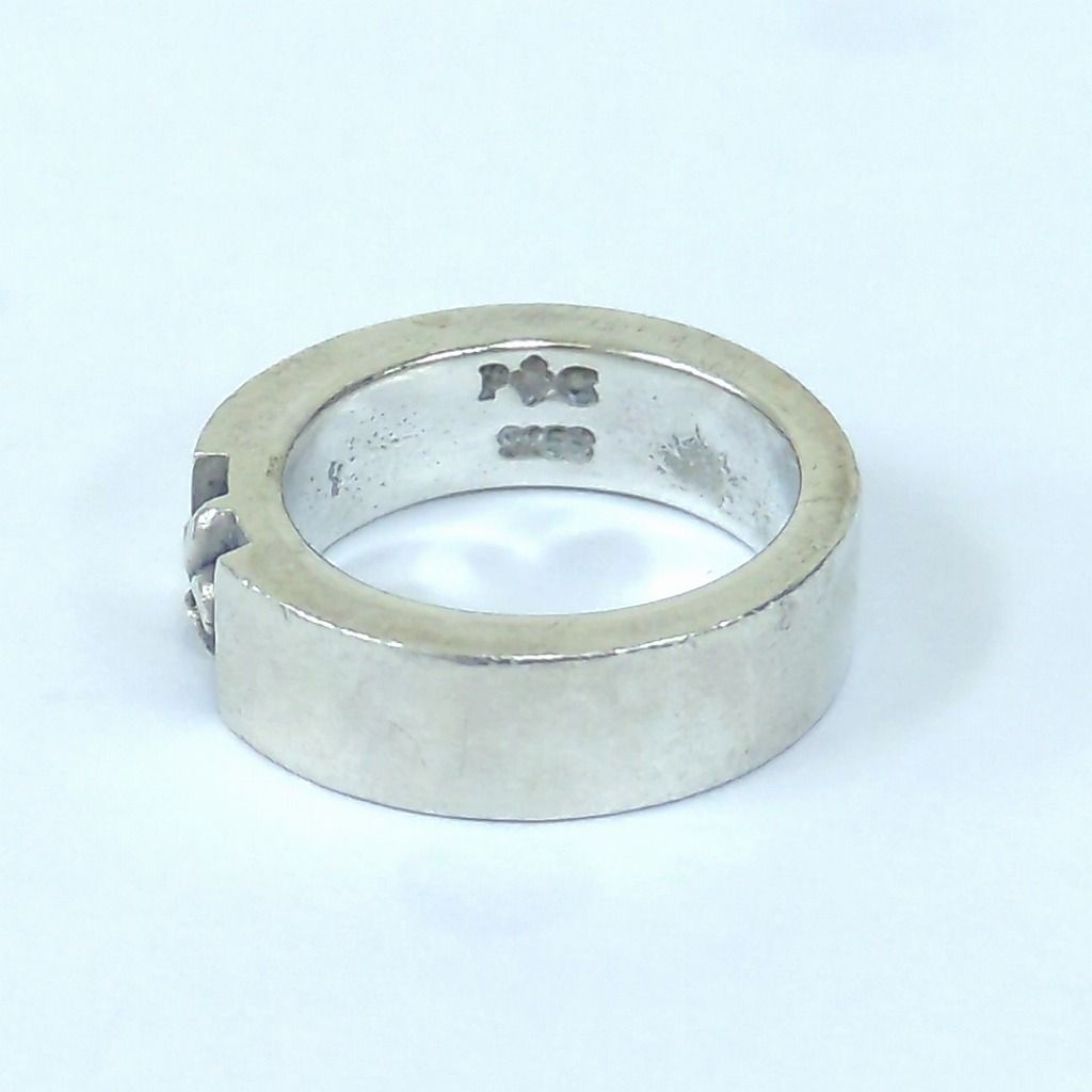 パトリックコックス　ロゴ　シルバー925 リング　指輪　16号 パトリックコックス/ スカル ロゴ925 リング約号16 5〜17号の間