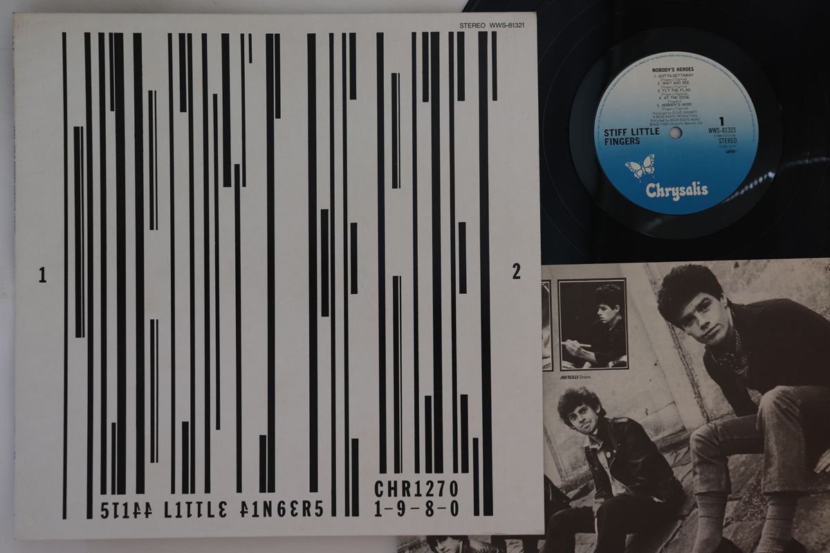 その他 LP Stiff Little Fingers Nobody&#039;s Heroes WWS81321 CHRYSALIS /00260 LP Stiff Little Fingers Nobody's Heroes WWS81321