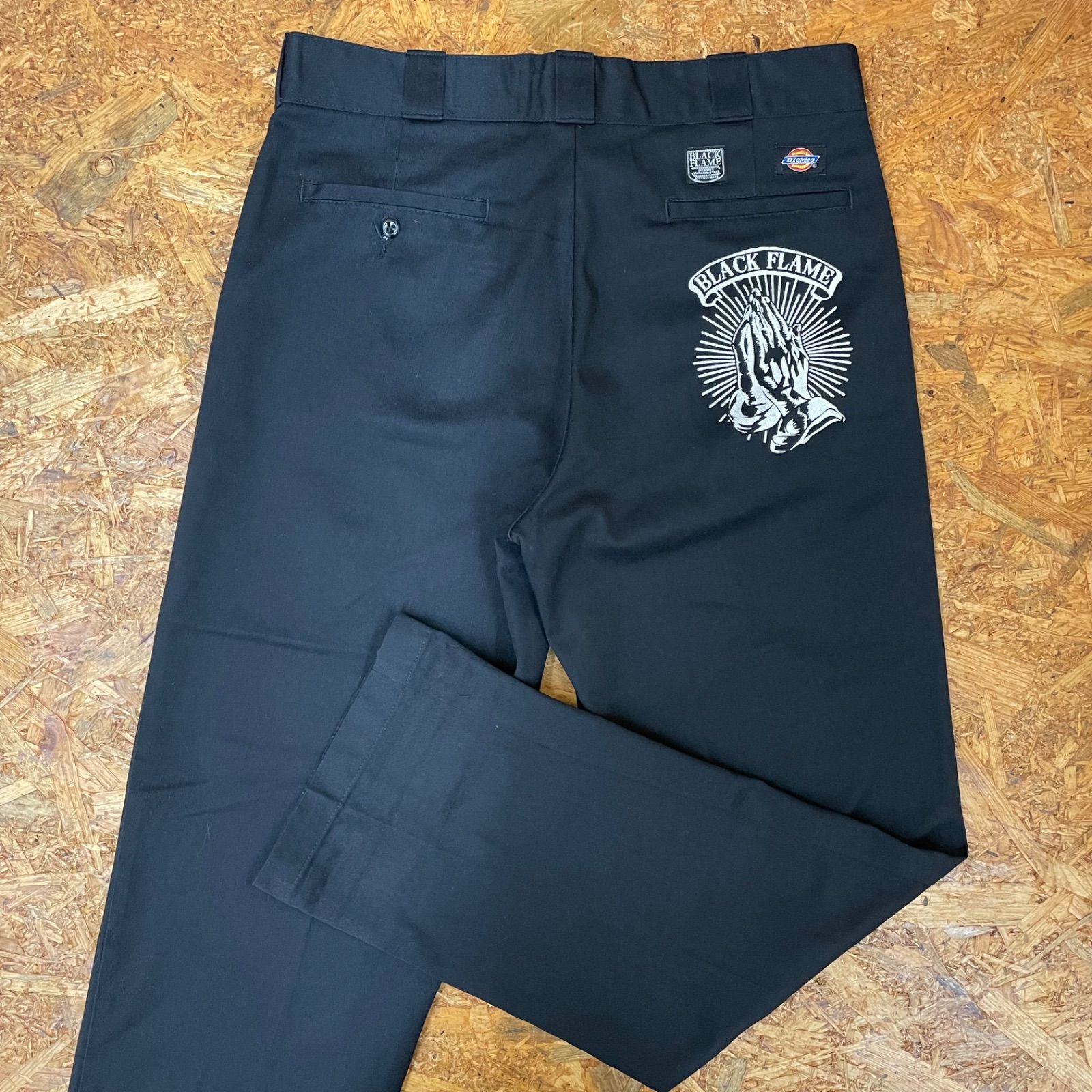 Dickies × BLACK FLAME 874 Original Fit ワークパンツ 34×32