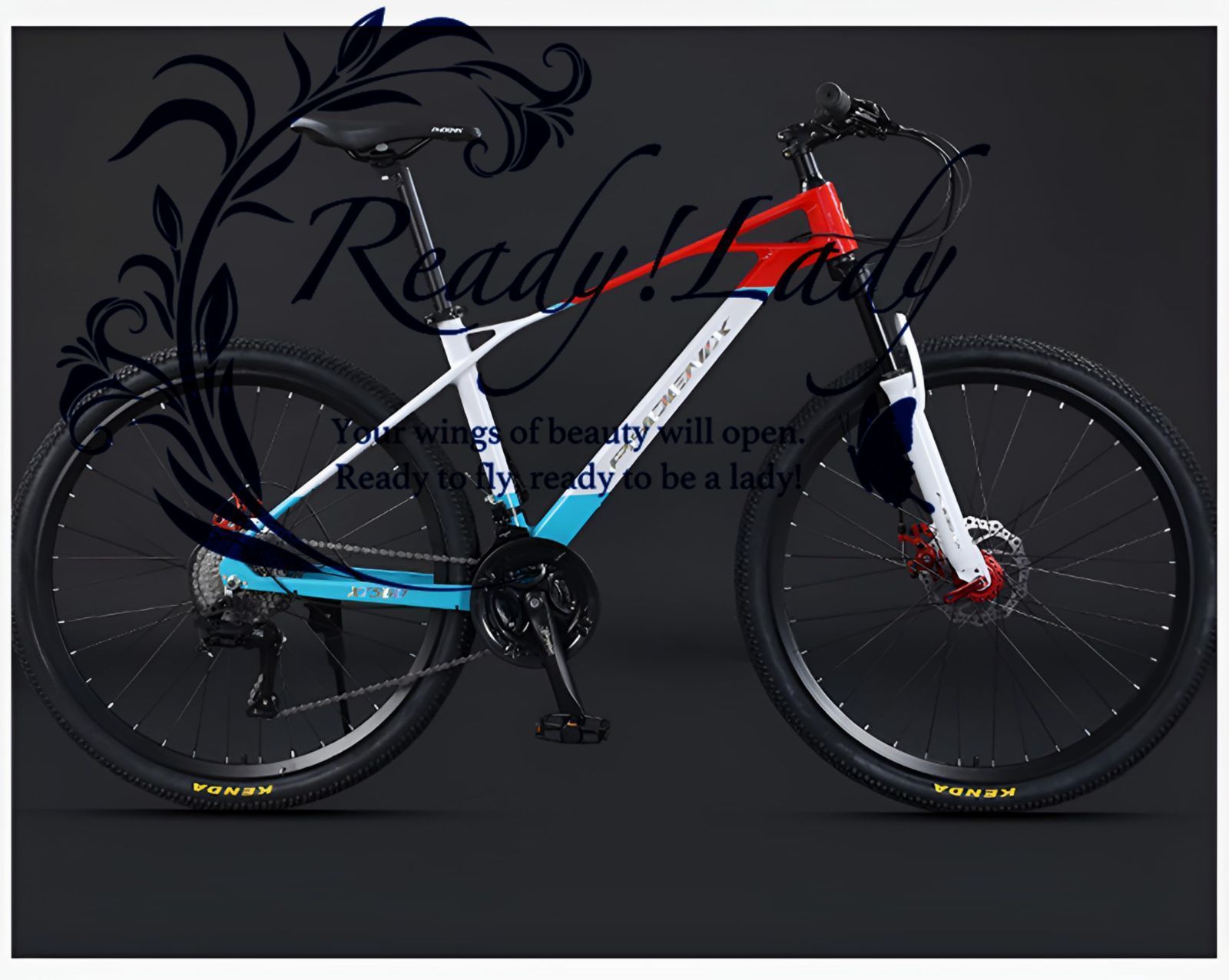 マウンテンバイク 26インチ 27段変速 マグネシウムフレーム MTB自転車ディスクブレーキ フロントサスペンション オフロードマウンテンバイ