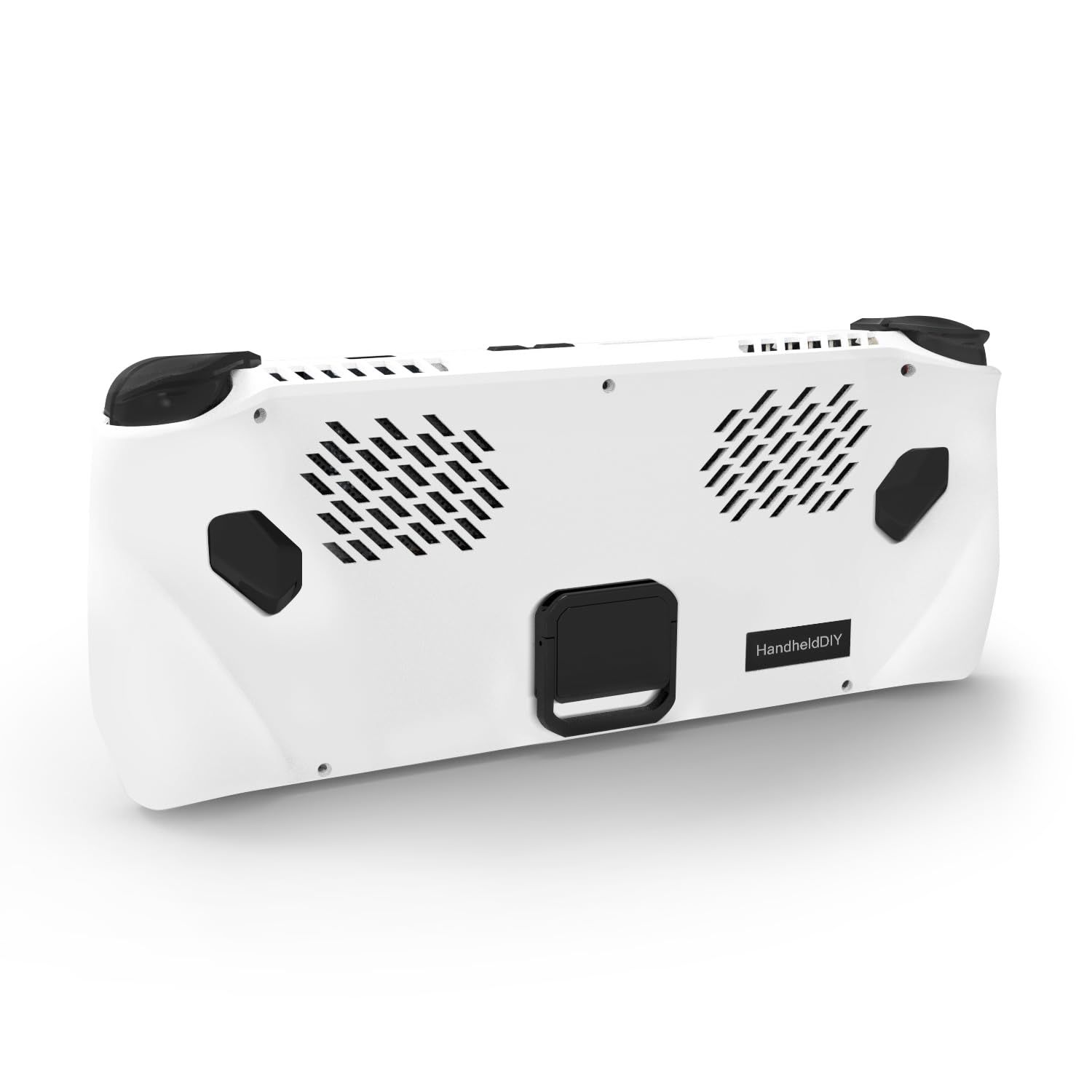 HandheldDIY Modcase for ROG Ally ROG Ally バックプレートアクセサリー 熱管理シェルケース ASUS ROG Ally対応 キックスタンド ヒートスプレッダー カスタムネームプレート付き しろい しろい