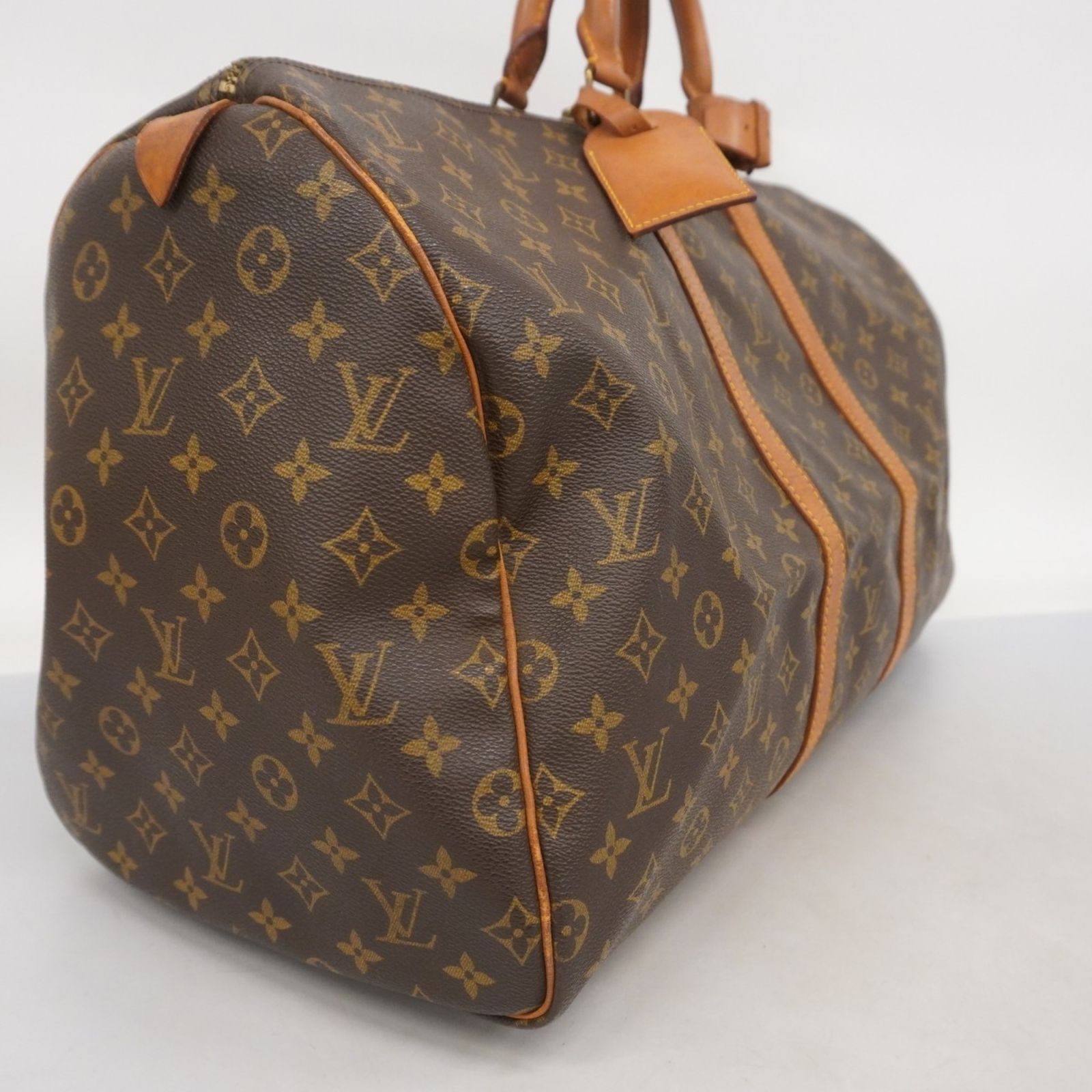 ルイ ヴィトン Louis Vuitton ルイ ヴィトン ボストンバッグ モノグラム キーポル55 M41424 ブラウンメンズ レディース P1480452