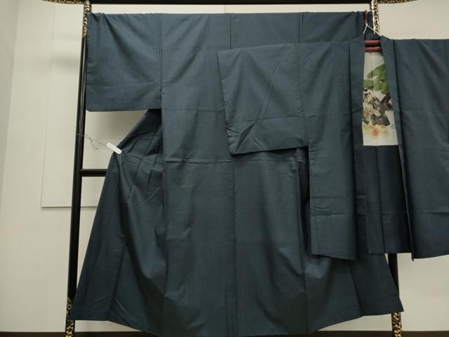 平和屋着物●男性 本場大島紬 アンサンブル 100亀甲 総詰め 正絹 CAAS0084th