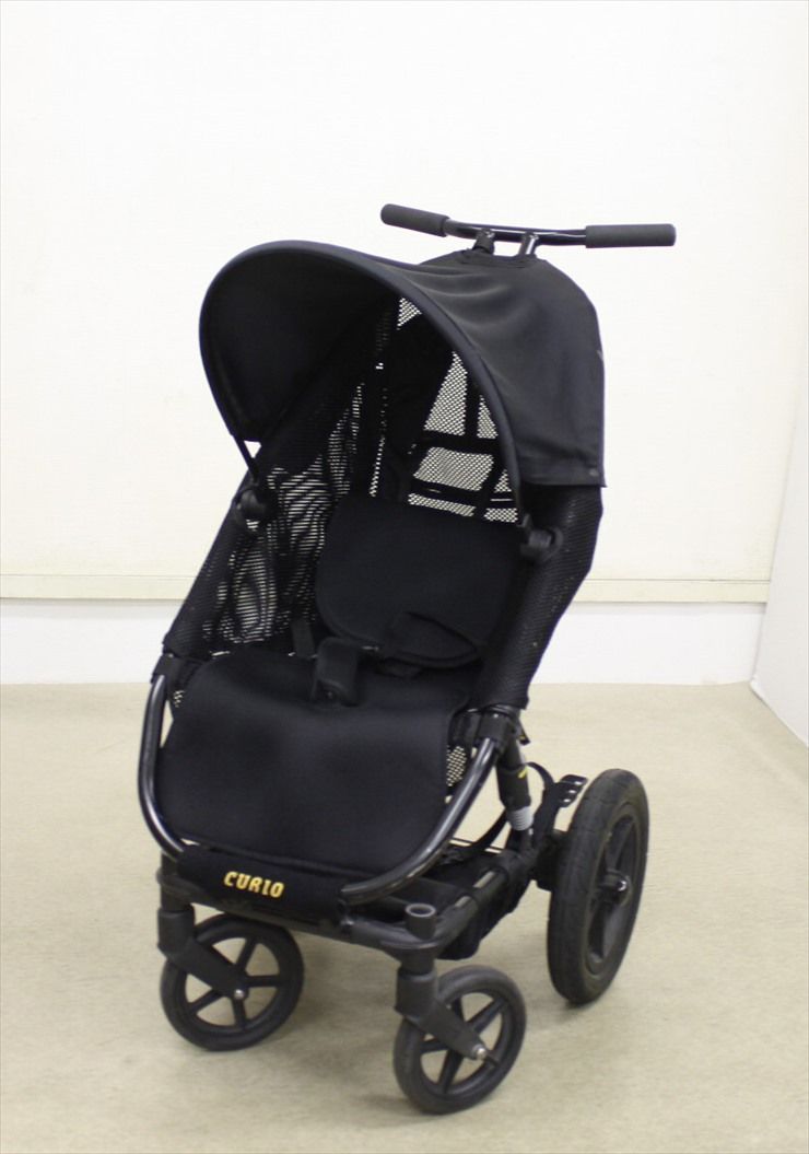 CURIO ベビーカー ブラックstroller A - 外出/移動用品