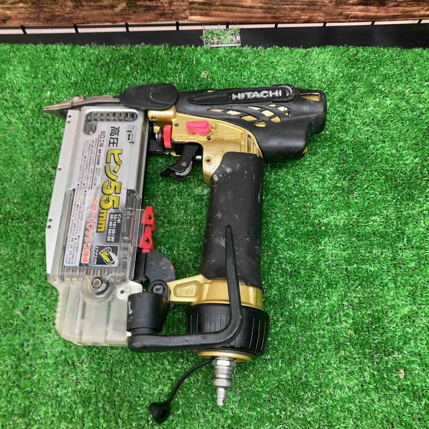 品 ハイコーキ HIKOKI 旧 日立工機 高圧ピンネイラ NP55HM 動作 済み 川越店