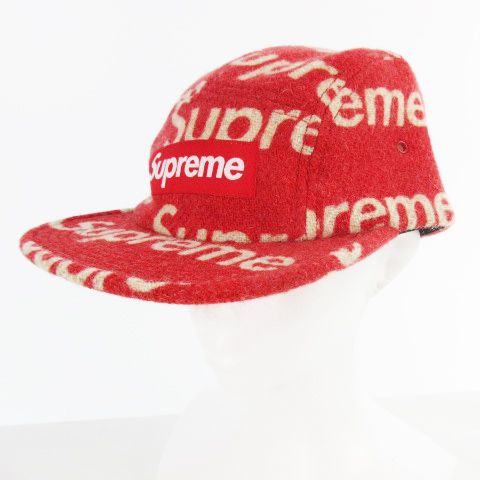 シュプリーム SUPREME 18AW Harris Tweed Camp Cap ハリスツイード 