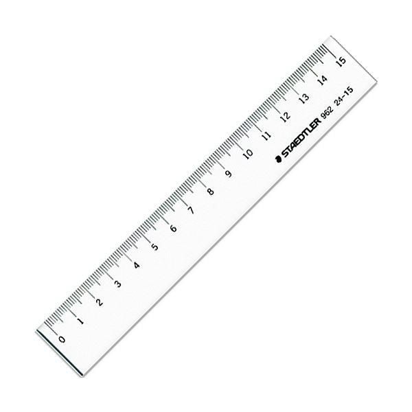 まとめ ステッドラー 直線定規 片側目盛り付き15cm 962 24-15 1個〔×30セット〕