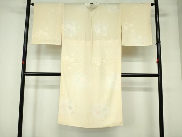 平和屋着物●長襦袢 無双仕立て 舞桜 正絹 DAAX1387op