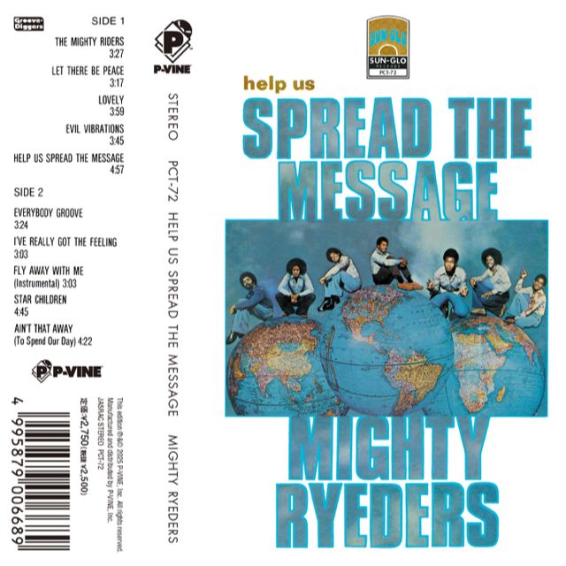 MIGHTY RYEDERS - Help Us Spread The Message [TAPE] P-VINE