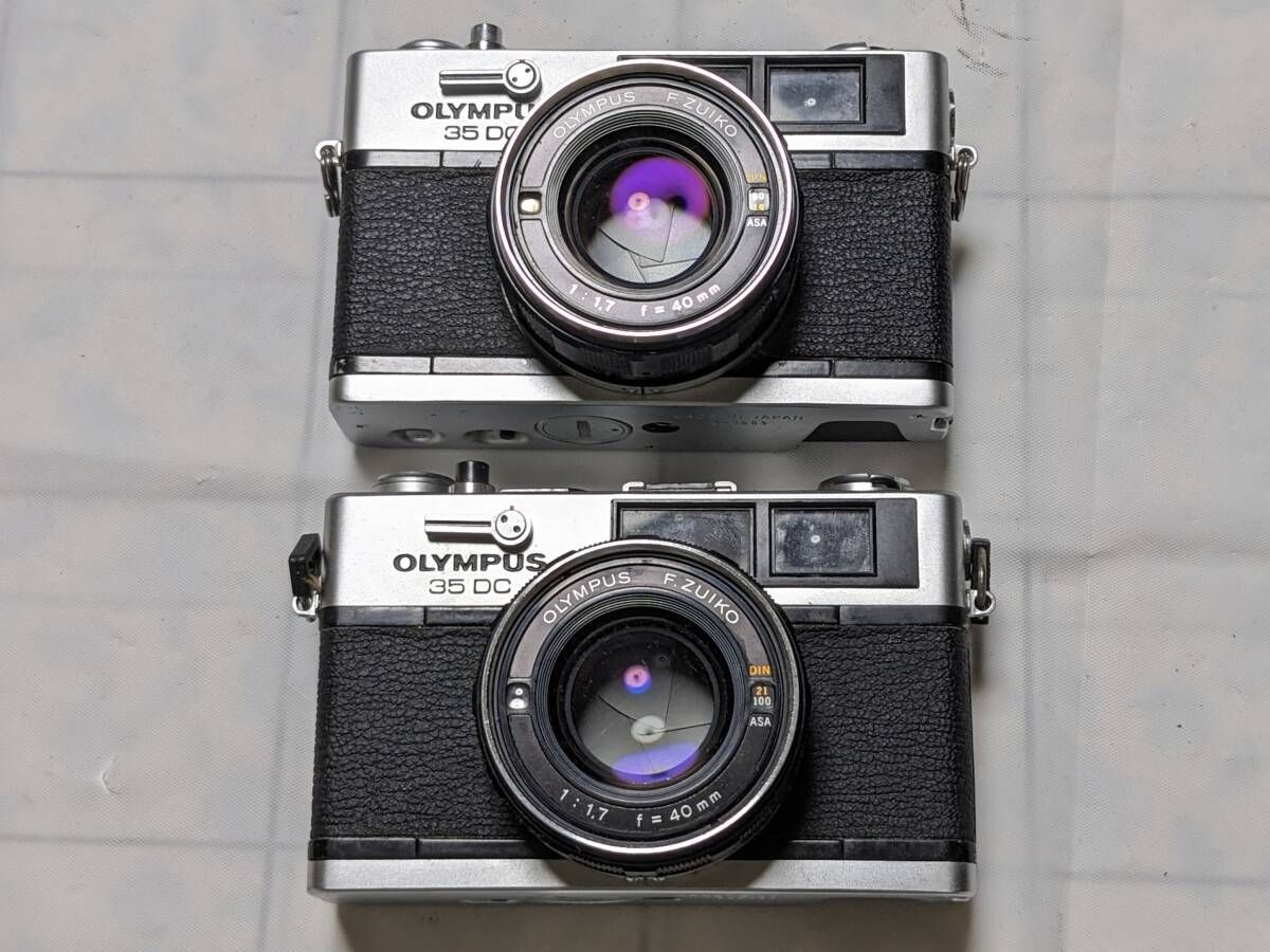 OLYMPUS 35 RC / OLYMPUS 35 DC 2台セット ジャンク OLYMPUS 35 RC / OLYMPUS 35 DC 2台セット ジャンク