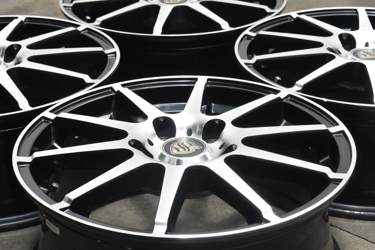 程度良好 ストレンジャー 16in 6.5J 53 PCD114.3 4本 ノア ヴォクシー エスクァイア ステッワゴン エルグランド エクストレイル