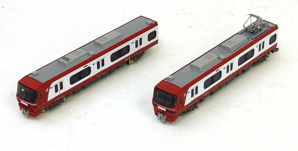 名鉄1800系2両(動力あり) 名鉄1800系（新塗装）基本2両編成セット（動力付き） 【グリーン