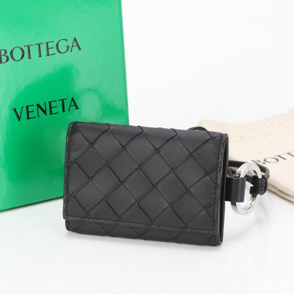 【極美品】ボッテガ ヴェネタ イントレチャート レザー ケース イタリア製 Brandol / BOTTEGA VENETA ボッテガヴェネタ 小銭入れ イントレ