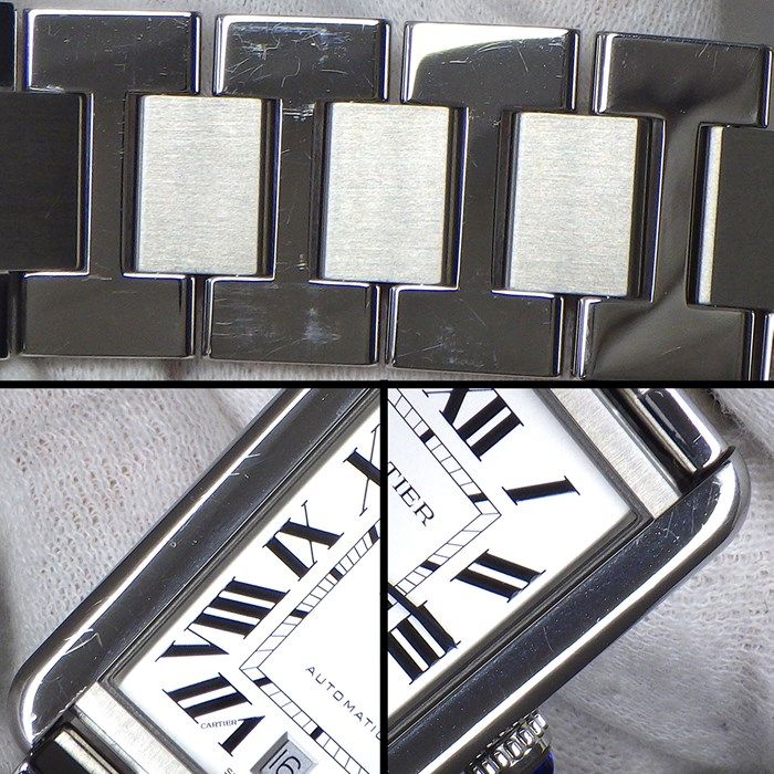 カルティエ Cartier 腕時計 タンク ソロ XL W5200028 デイト ローマン