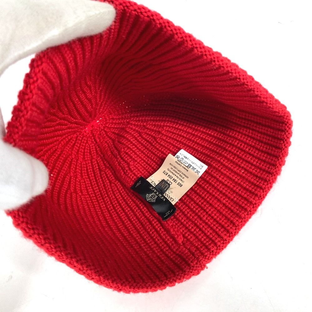 ＶERSACE ブラック ニット帽 UNI メドゥーサ '95 ニット ビーニー ブラック | VERSACE JP