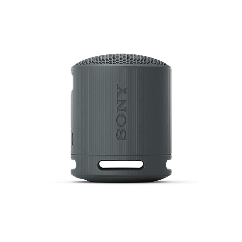 ソニー SONY ワイヤレススピーカー SRS-XB100 クリアな と重低音再生|防水 防塵対応 IP67|ロングバッテリー内蔵 約16時間|ハンズフリー通話対応|ステレオペア機能搭載|USB Type-C充電 ブラック SRS-XB100 BC 1