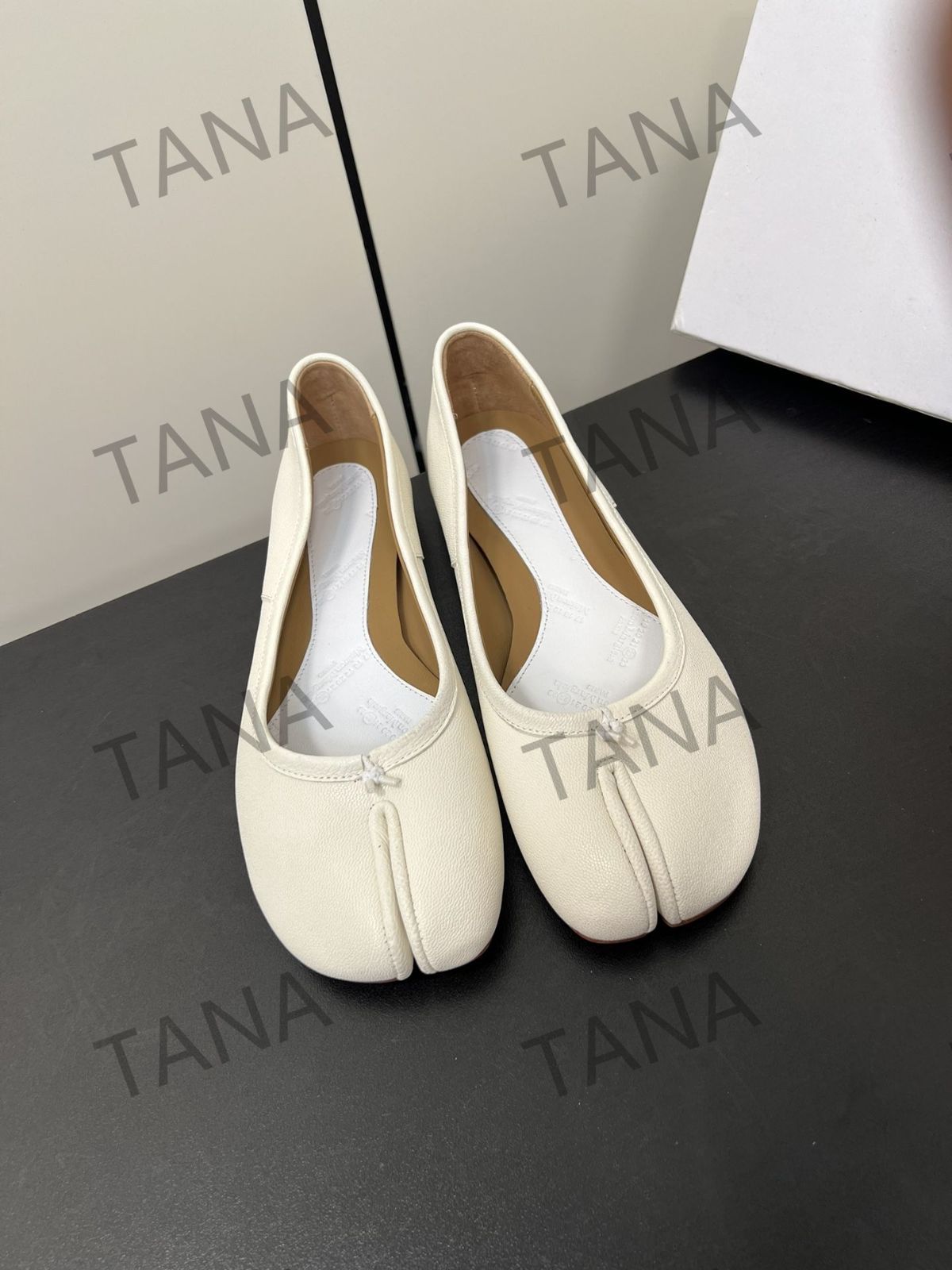 箱付 美品 Maison Margiela メゾン マルジェラ Tabi タビバレエ スニーカー レディース White/ホワイト