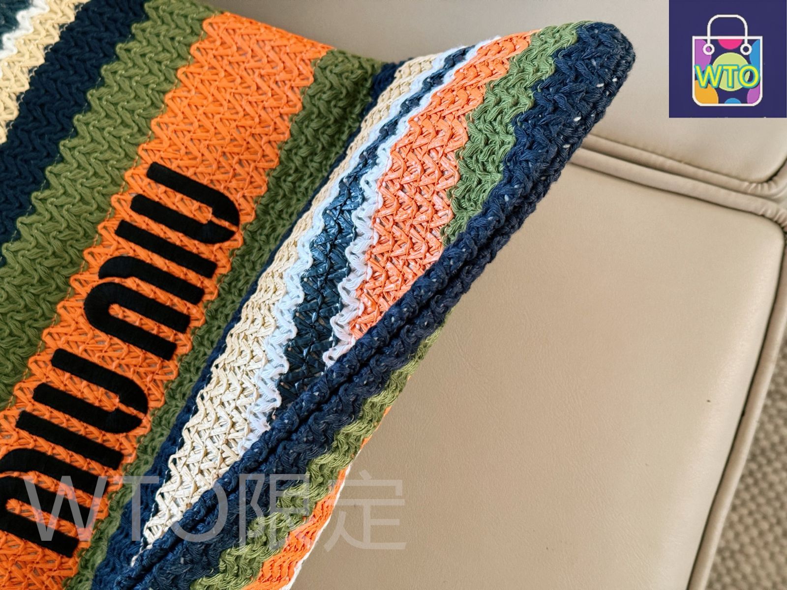 ◇送込◇【MIU MIU】かぎ針編み*トートバッグ 新作*MIUMIU*かぎ針