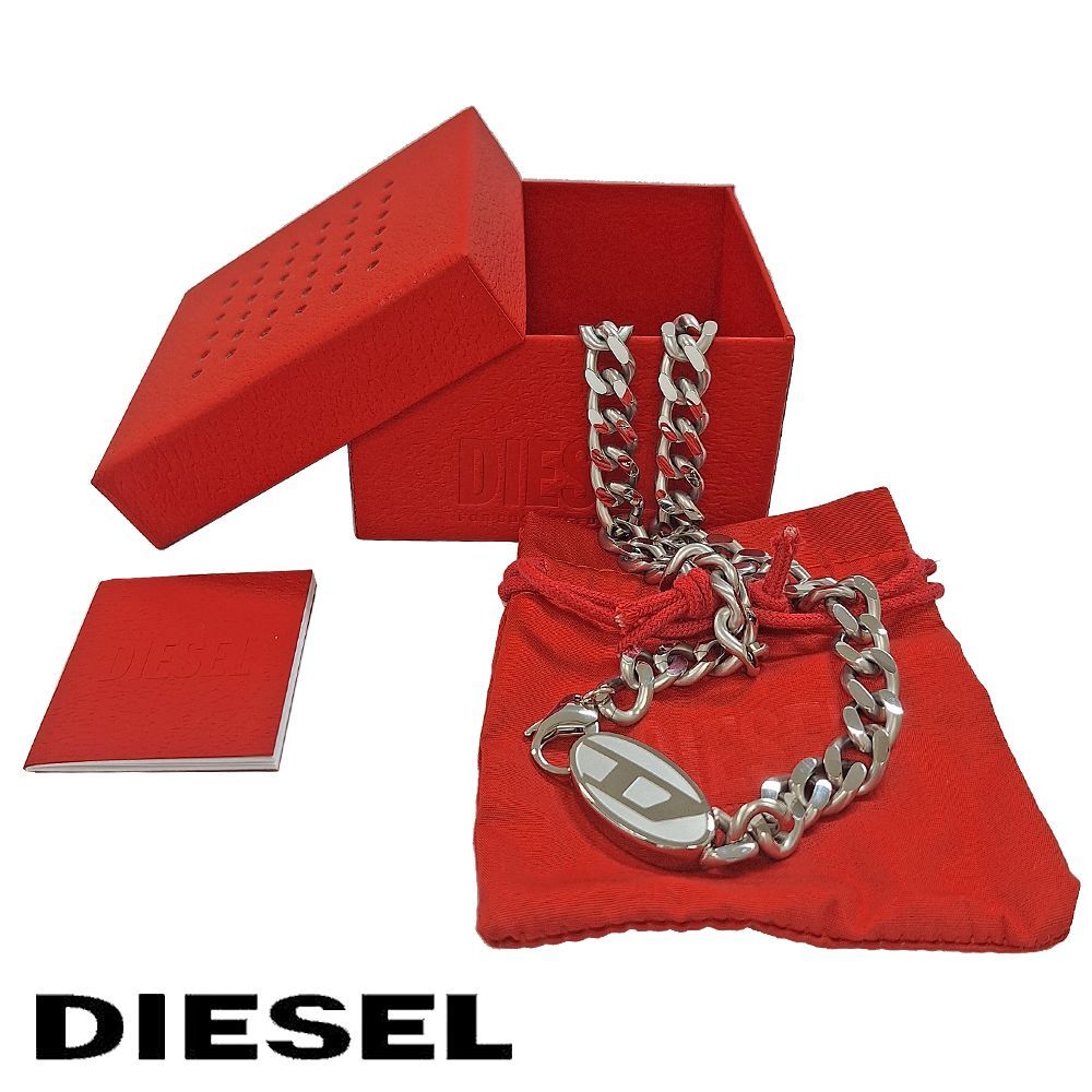 DIESEL ディーゼル ネックレス オーバルD ペンダント DIESEL ディーゼル ネックレス ペンダント メンズ アクセサリー
