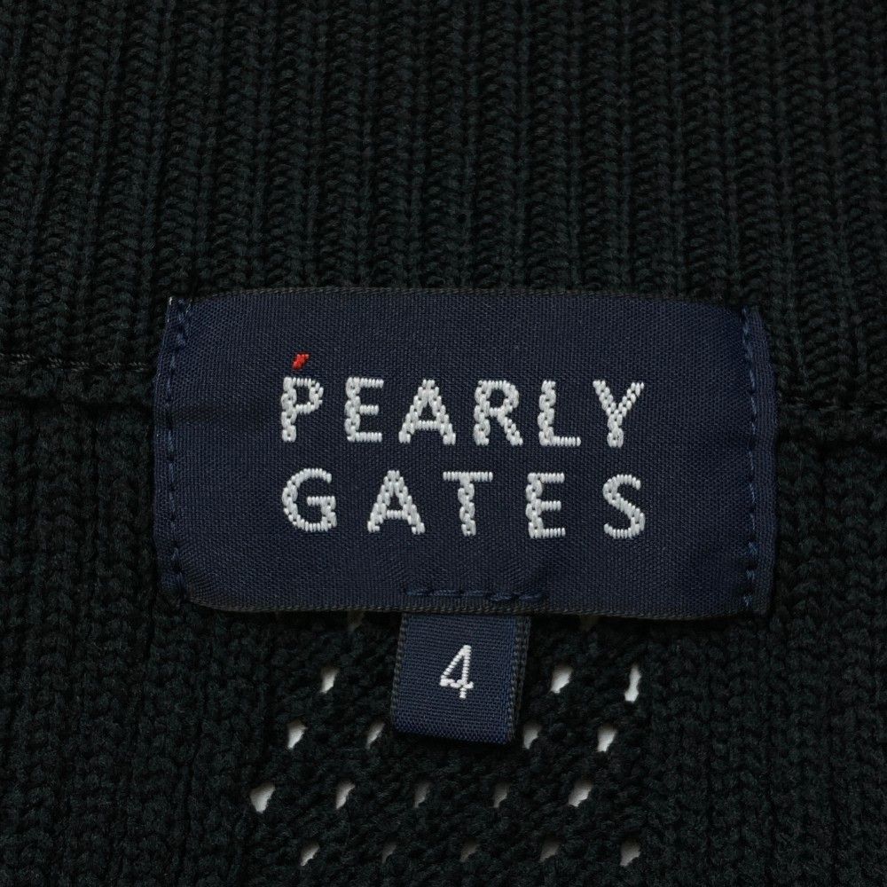 サイズ：4 PEARLY GATES パーリーゲイツ ニット ジップジャケット