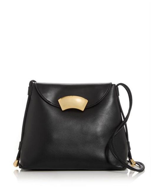 【送料無料】 スリーワンフィリップリム レディース ショルダーバッグ バッグ Petite Leather Shoulder Bag Black/Gold