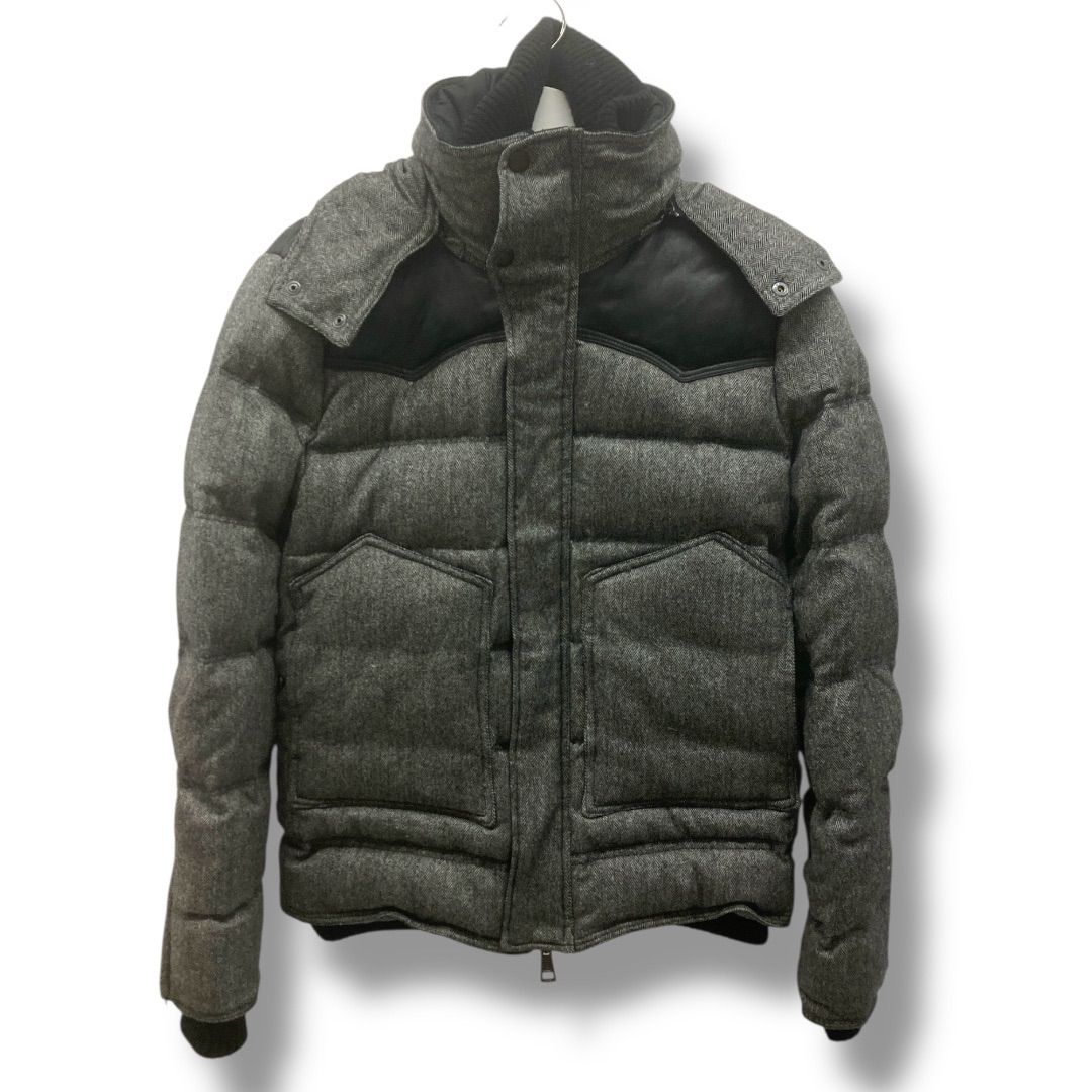 AKM エイケイエム CASHMERE TWEED DOWN JKT カシミアツイードダウン 