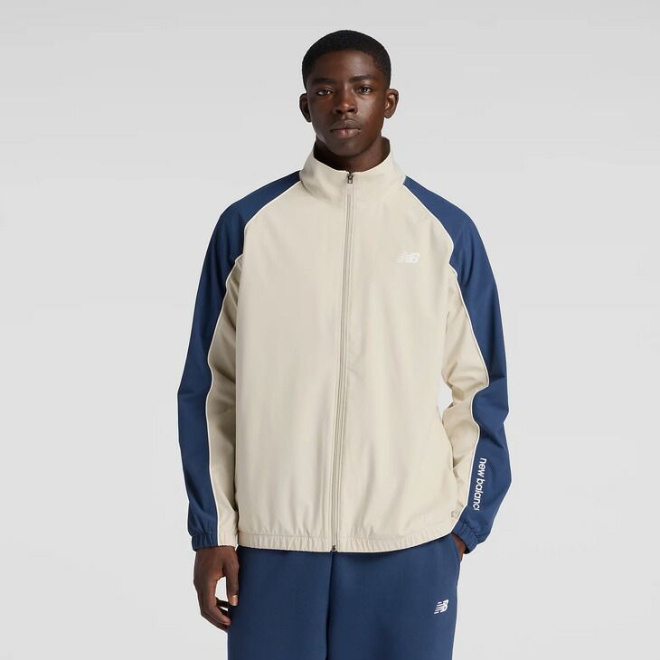 ニューバランス 上下セット メンズ Newbalance ウーブン ジャケット ロングパンツ 裏トリコット起毛 セットアップ スポーツウェア 裏起毛 トラックスーツ あたたかい アウター 長ズボン 上下組 |AMJ53171-AMP53173-SH