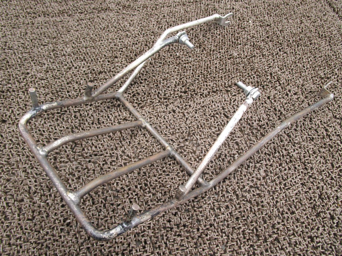 KE125 リアキャリア A6122 K1 カワサキ K1E キャブ車 BRIGHTFACE_UK