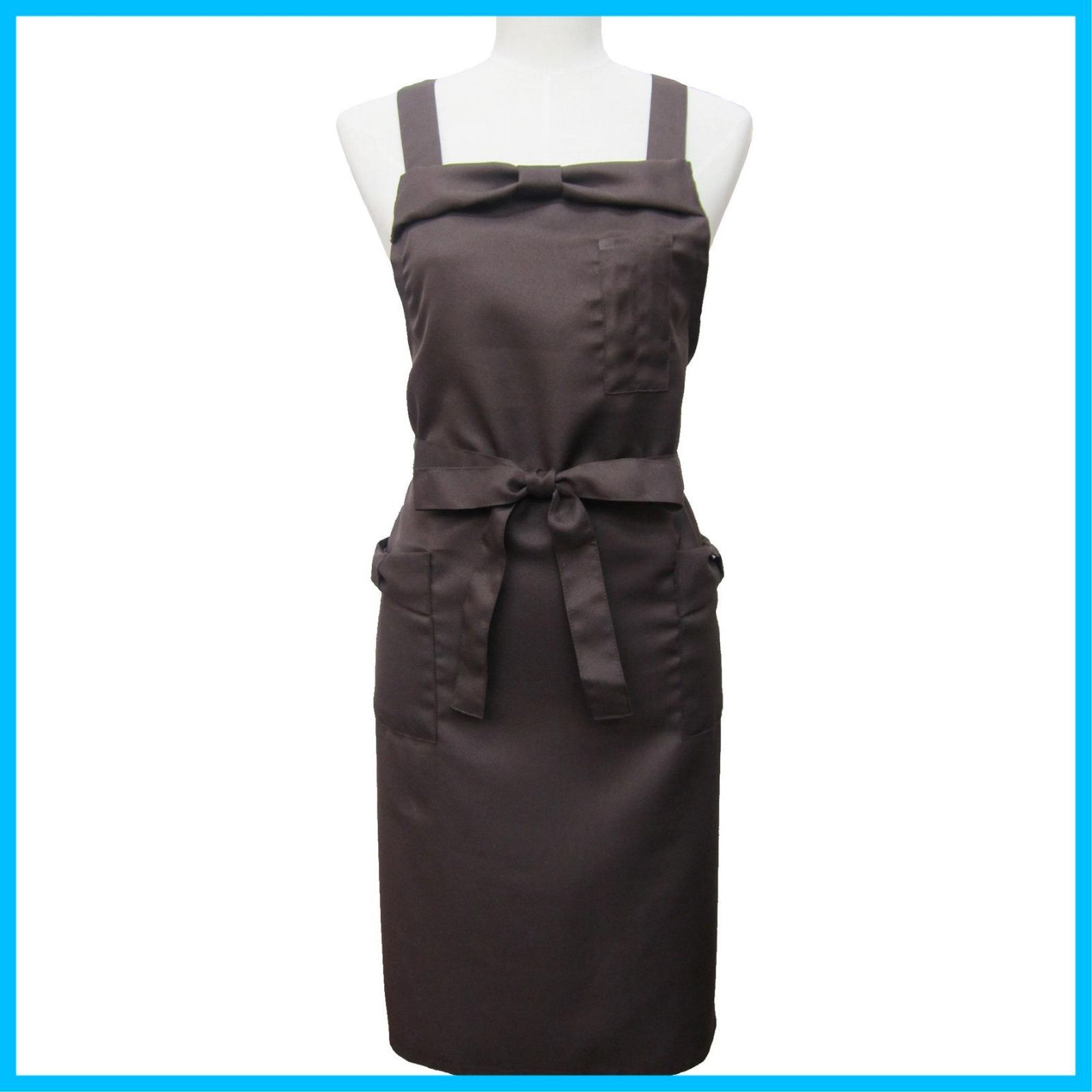 人気商品 女性用 リボン おしゃれ エプロン ショコラ かわいい TO146