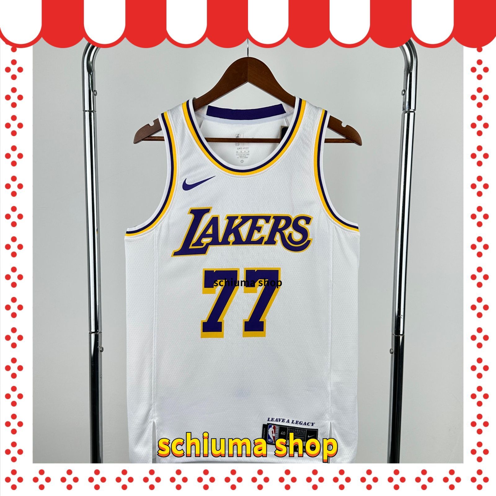 NBA ロサンゼルス・レイカーズ 77番 SW バスケットボール
