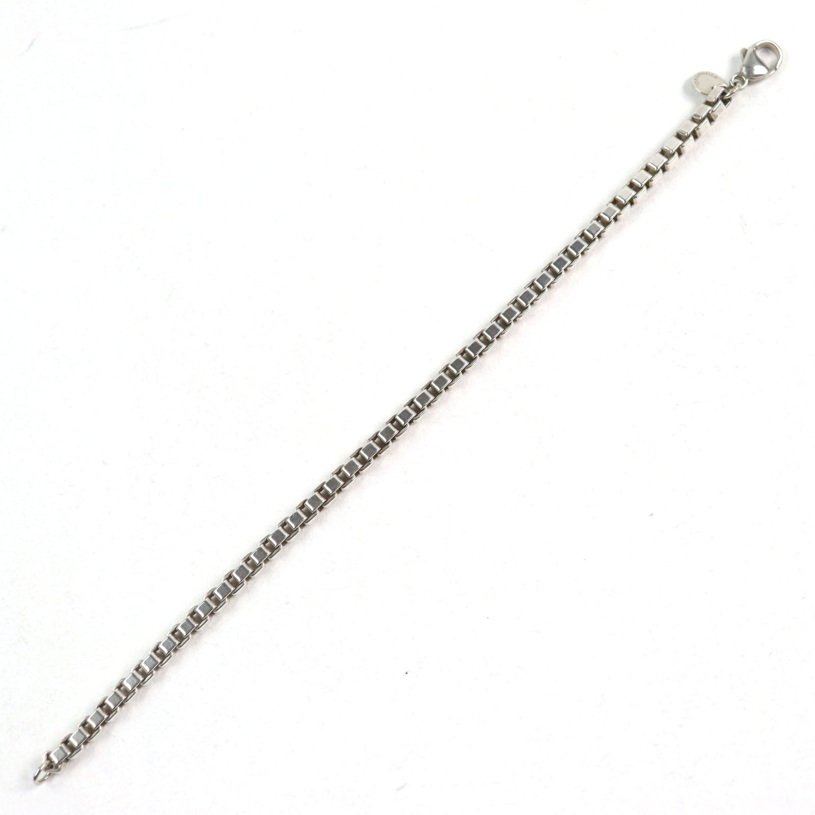 Tiffany&Co.　ティファニー　ベネチアン　ブレスレット　AG925　美品 美品○TIFFANY&Co. ティファニー ベネチアン AG925 ロゴ刻印