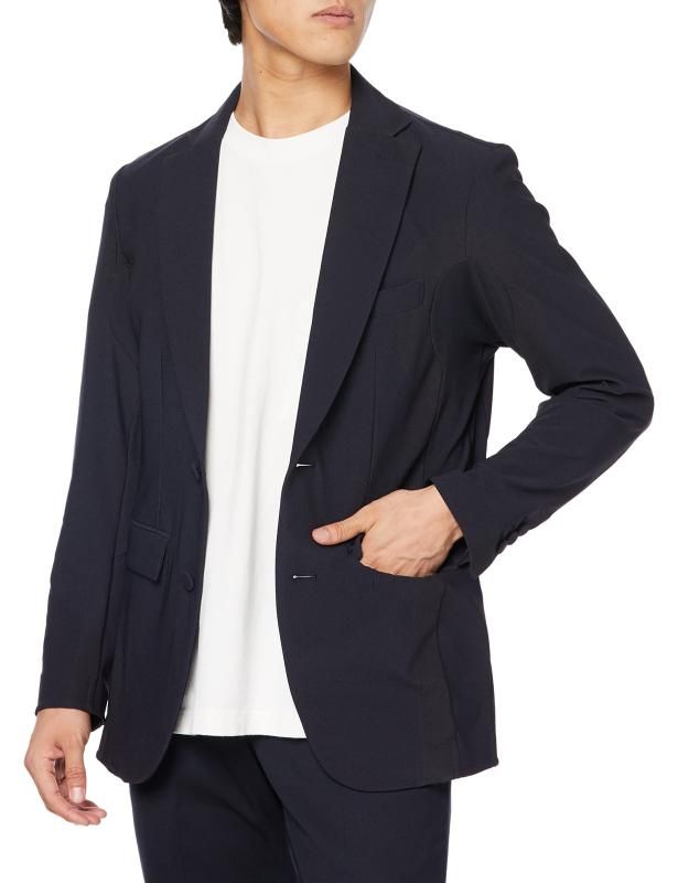 デサントゴルフ 22年秋冬モデル ゴルフ ジャケット MoveWear g-arc ストレッチ 高可動域 スムーズ アークカット セットアップ_hide_EOL メンズ NV00 ネイビー