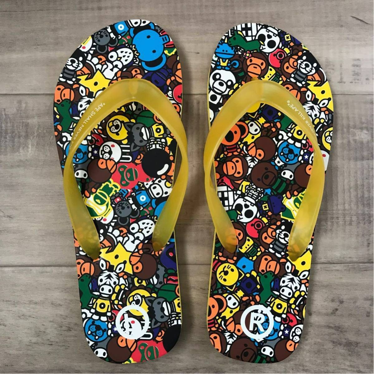 ☆新品☆ サファリ マイロ ビーチサンダル a bathing ape bape