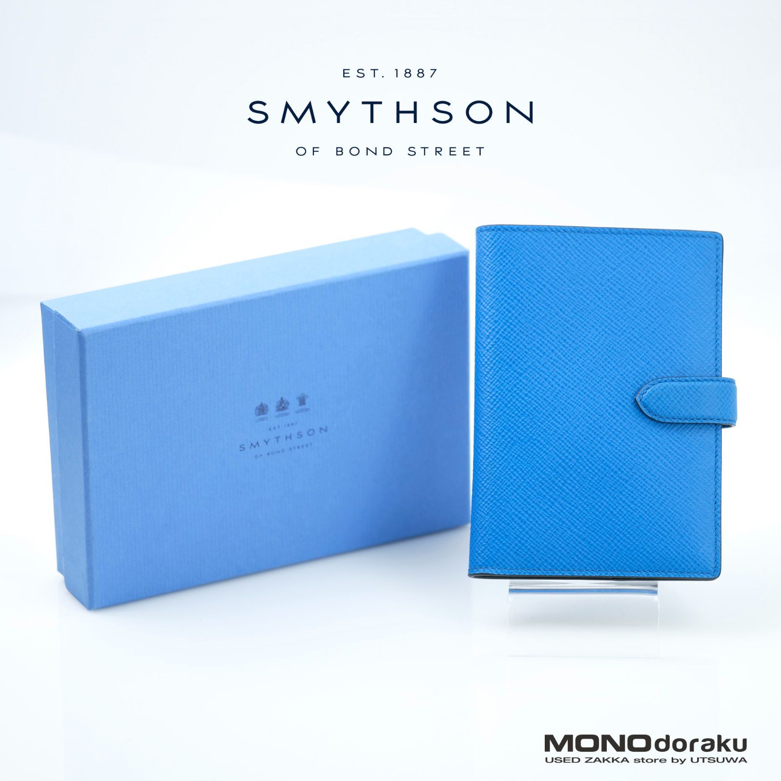 Smythson/スマイソン Panama パスポートカバーウォレット クロス