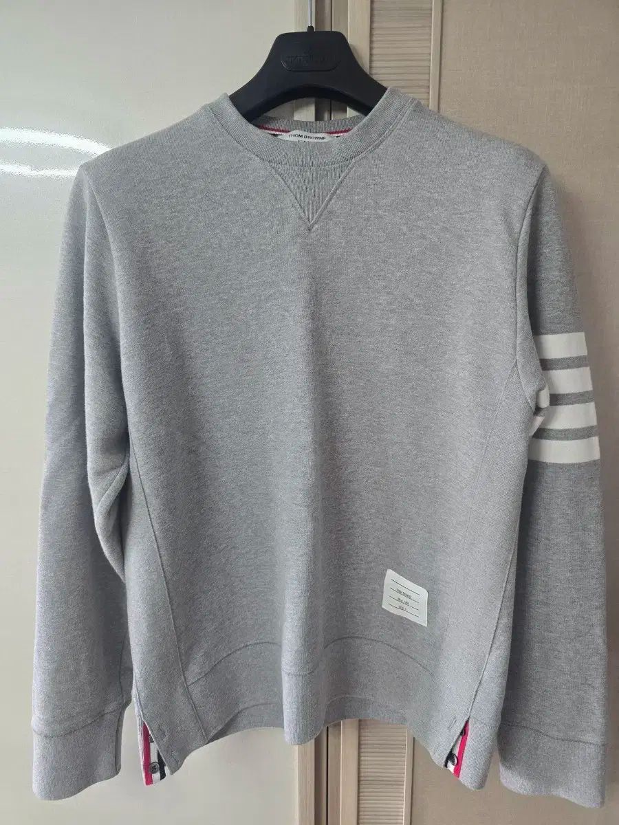 Thom Browne トム ブラウン 3本線 パーカー グレー 4