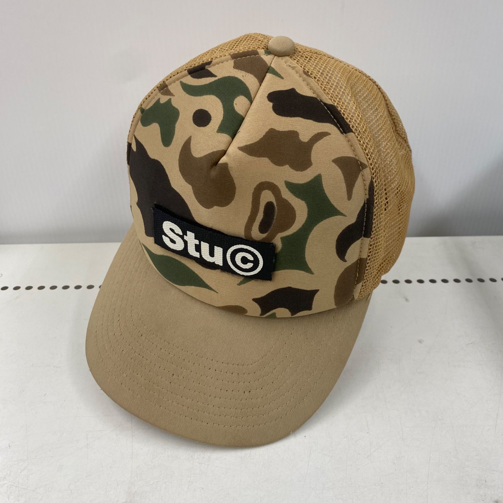 OLD STUSSY オールドステューシー メッシュキャップ カモフラ