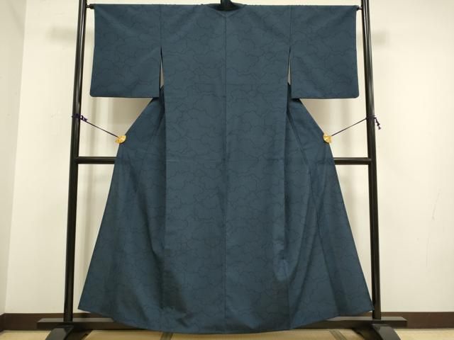 平和屋着物▽本塩沢 単衣 雲重ね文 正絹 逸品 DAAV3131du - メルカリ 