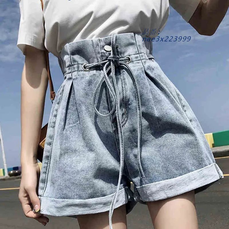 ショートパンツ デニム レディース サマーパンツ デニムパンツ ミニ丈 縦フリル ショーパン ジーンズ ハーフパンツ 短パン Ｇパン 半ズボン nee3x223999