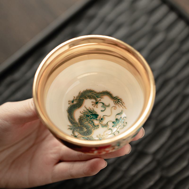 陶器 ティーカップ 手作り セラミック 茶盞 お家用 ギフト
