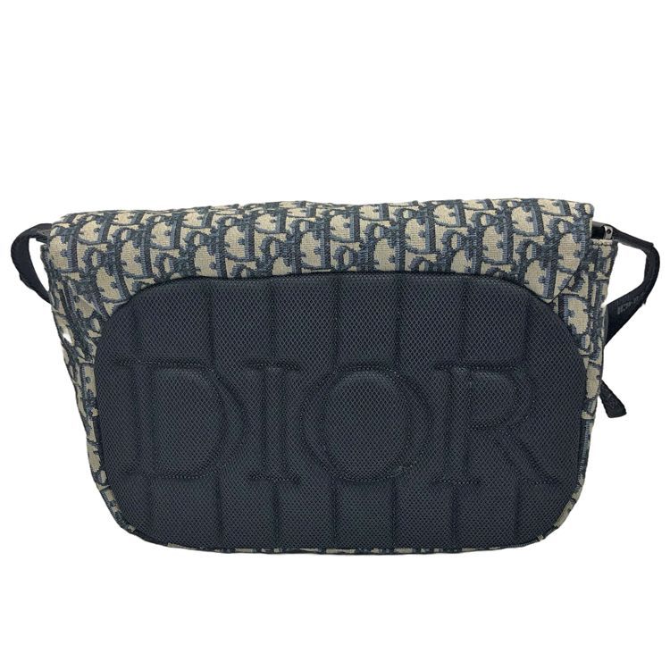Dior メッセンジャーバッグ ブラック/グレー Christian Dior ディオール オブリーク ジャカード エクスプローラー