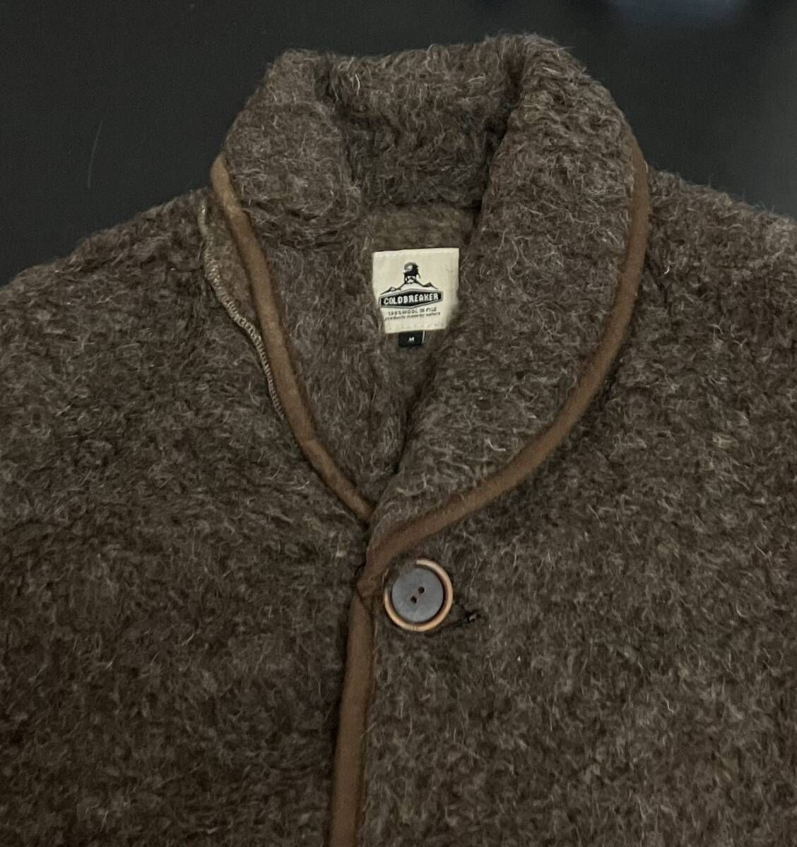 COLDBREAKERコールドブレーカー ボアベスト ライトグレー M COLD