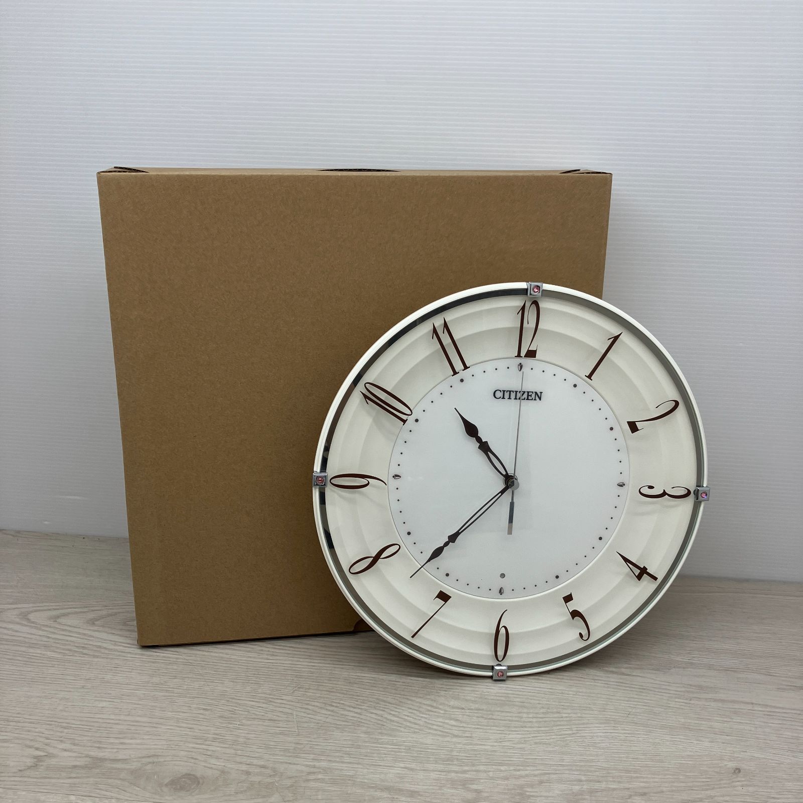 未使用・展示品】シチズン リズム時計 8MY556-006 壁掛け時計