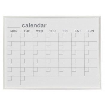 馬印 MR series エムアールシリーズ 壁掛 予定表 カレンダー ホワイトボード W610×H460mm MR2W