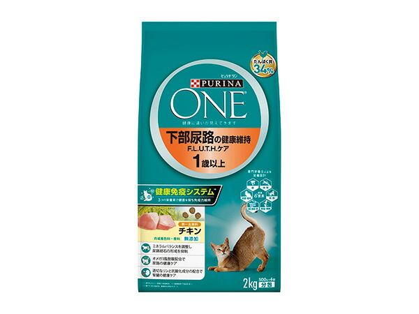 PURINA ONE 子ねこ用 サーモン 2kg✖️6 1歳までの子ねこ用／妊娠・授乳期の母猫用 サーモン＆ツナ