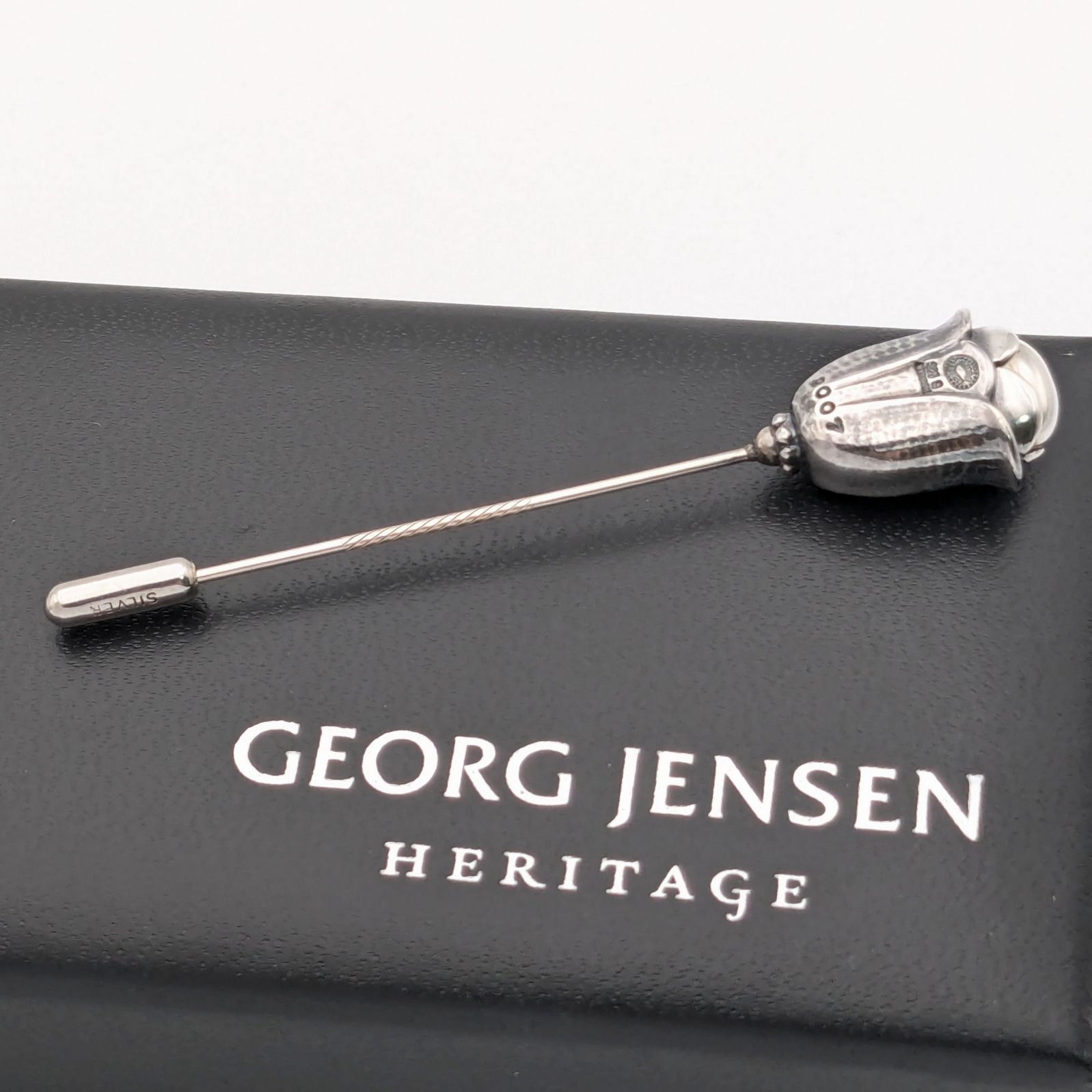 ジョージジェンセン Georg Jensen 2007 ヘリテージ ピンブローチ 箱付
