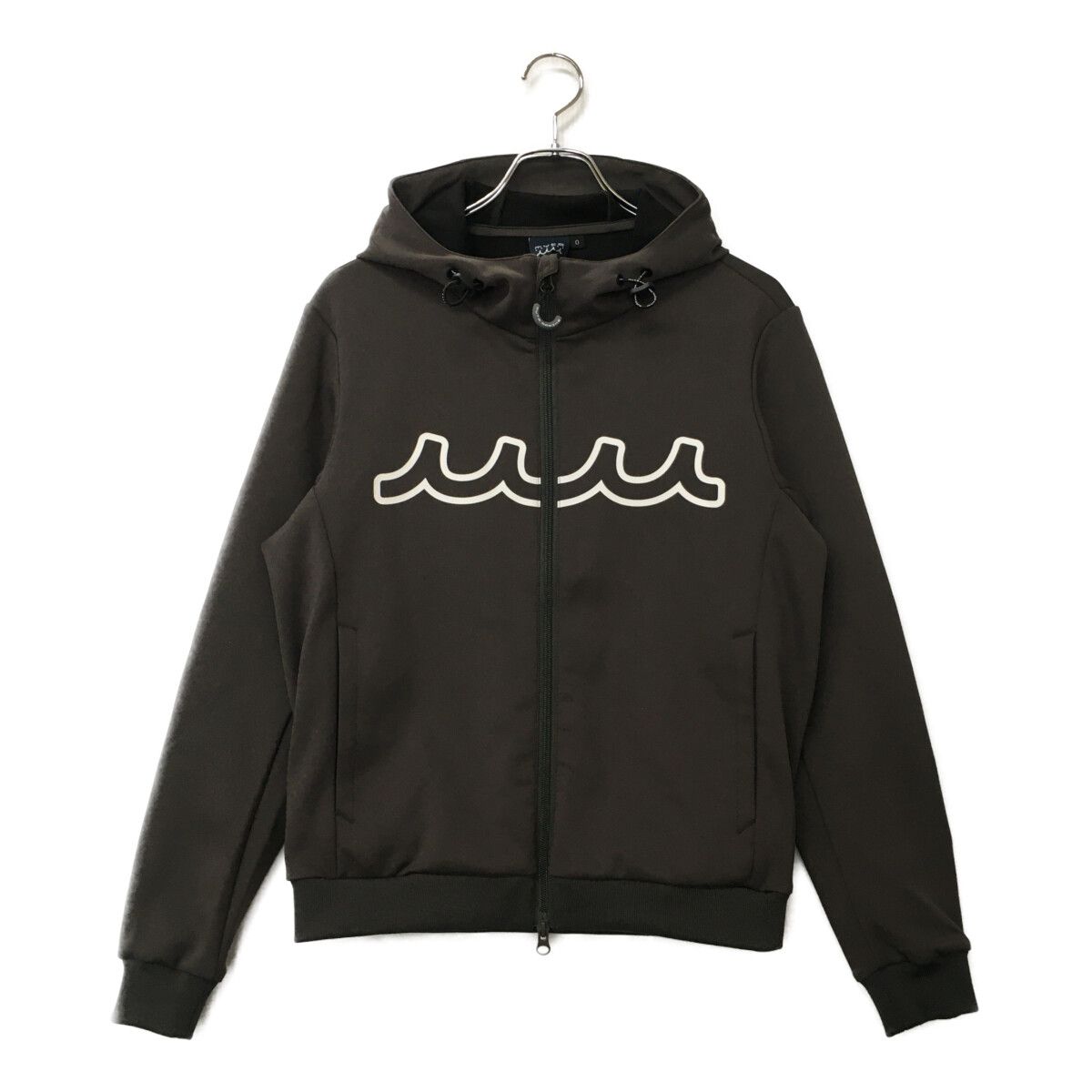 ♥品 レディース ムータマリン muta MARINE パーカー 0 WF WOMAN グレー 秋冬 長袖ダブルジップ