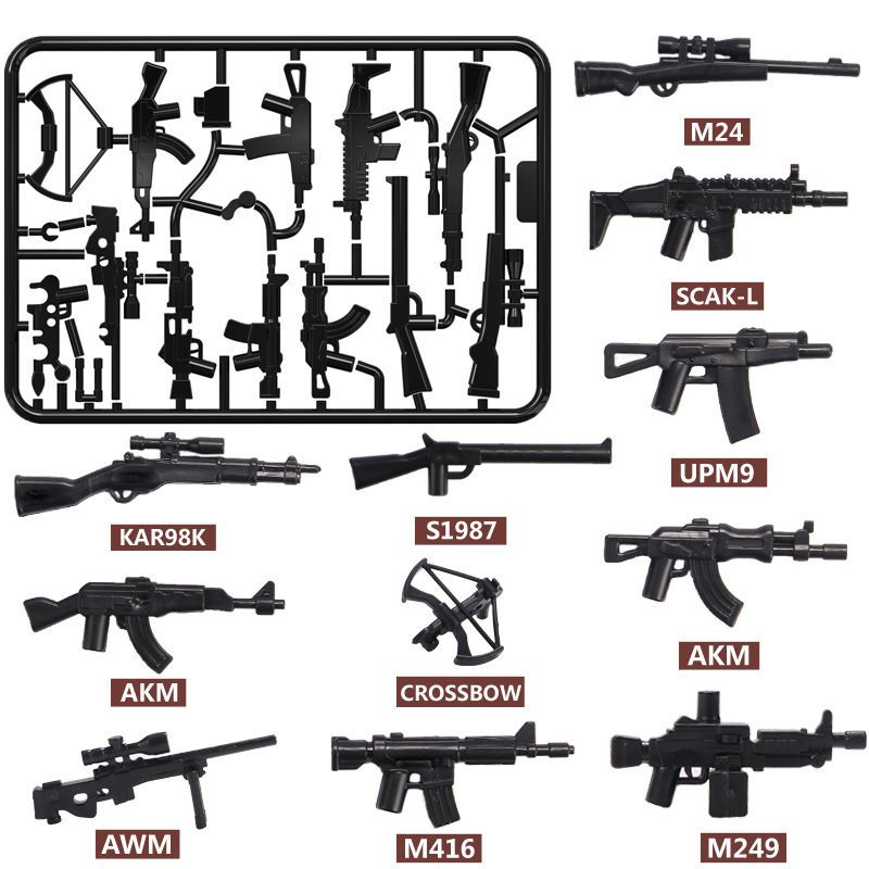 ハマー 車】＋ 【スカルマスク ミニフィグ 6体セット】 SWAT 特殊部隊 