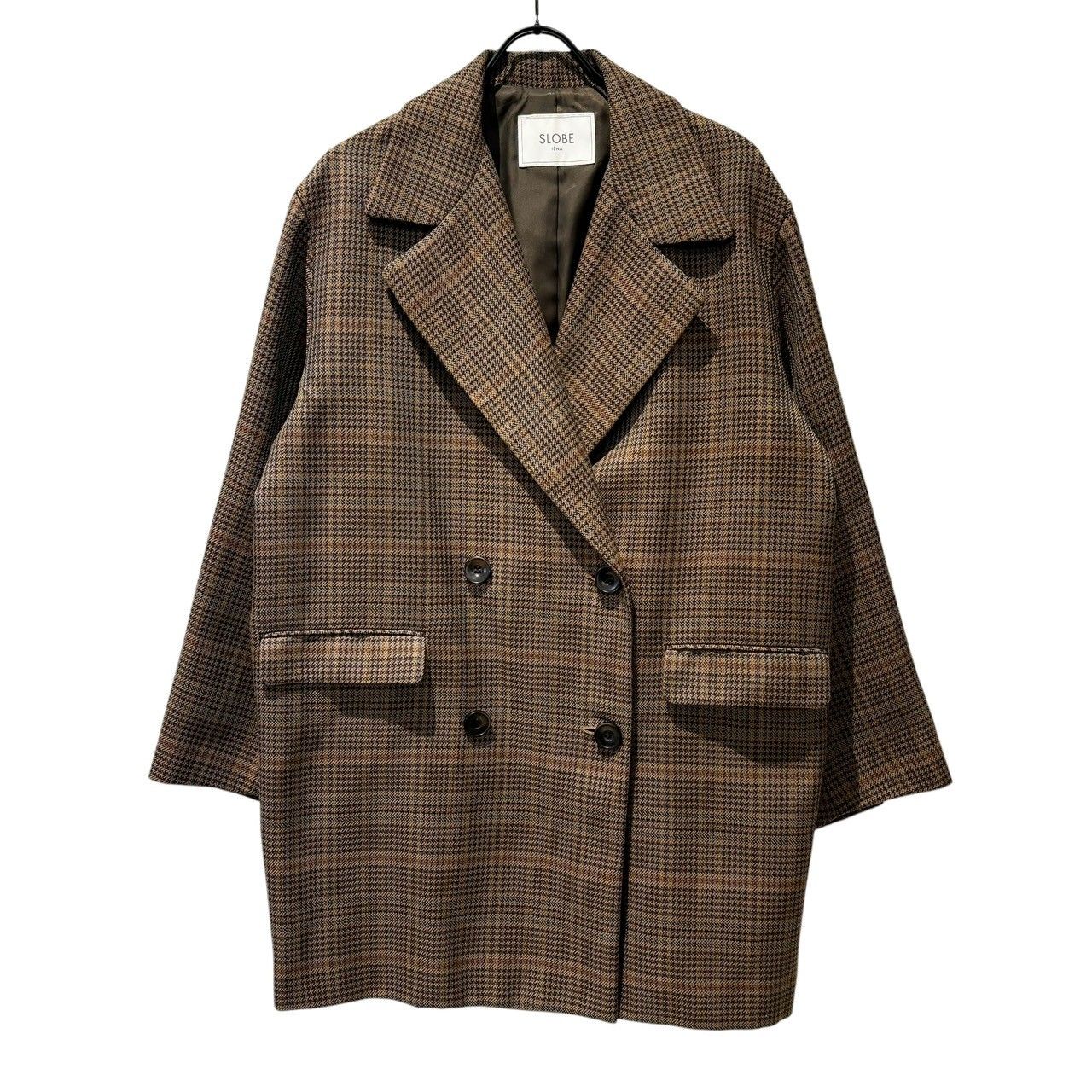 SLOBE IENA(スローブイエナ) 22020912401030 チェックミドルコート