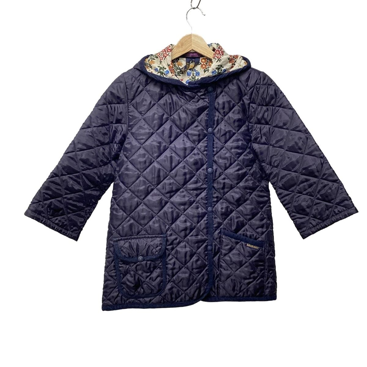 LAVENHAM ラベンハム コート サイズ40 M レディース - パープル 長袖|中綿|LIBERTY|秋|冬