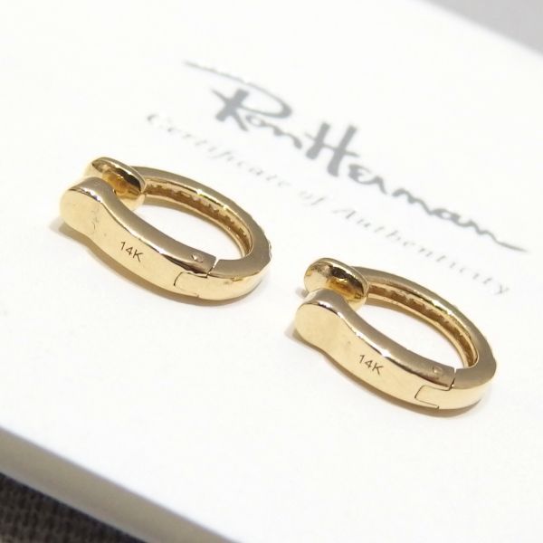 良品★Ron Herman BETTINA JAVAHERI ホワイト ダイヤモンド クリップ イヤリング 14K ゴールド ベッティーナ ジャヴァエリ ロンハーマン★